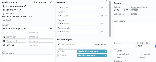 Familienverknüpfung Patientendossier Familienverknüpfung Patientendossier